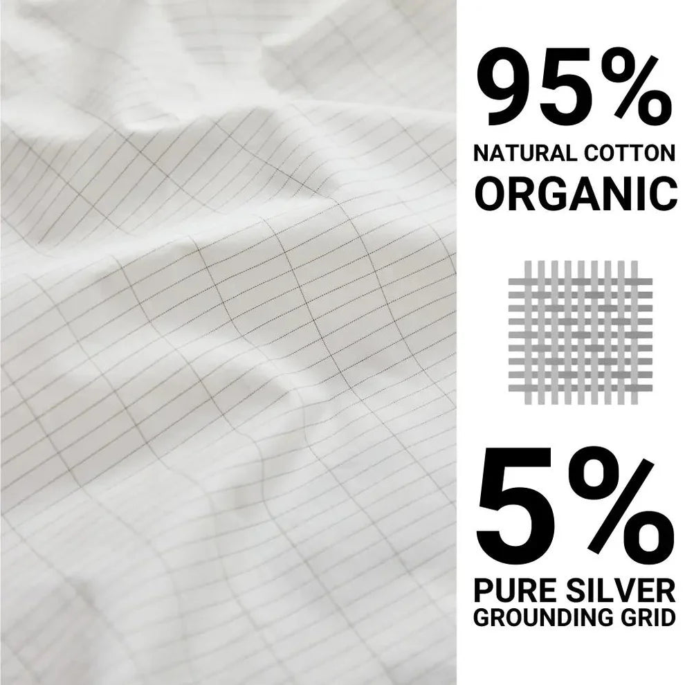 GroundingWellness™ Bedsheet - Better Sleep, Less Pain.