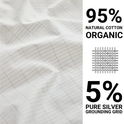 GroundingWellness™ Bedsheet - Better Sleep, Less Pain.